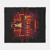 Yaqui Nation Deer skull Blanket Fleece Deken (Voorkant (Horizontaal))