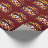 Yaqui Nation Flag Deer Dancer-ontwerp Cadeaupapier (Hoek)