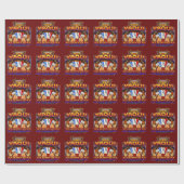 Yaqui Nation Flag Deer Dancer-ontwerp Cadeaupapier (Vlak)