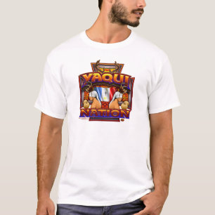 Yaqui Nation Flag Deer Dancer-ontwerp T-shirt