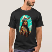 Yaqui Nation Native American Yaqui Woman Indigenou T-shirt (Voorkant)