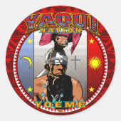 Yaqui Nation Yoeme Hertendanser sticker (Voorkant)