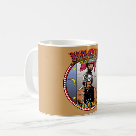 Yaqui Nation Yoeme mok koffie (Voorkant links)
