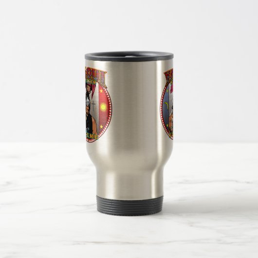 Yaqui Yoeme Deer Dancer-ontwerp Reisbeker (Center)