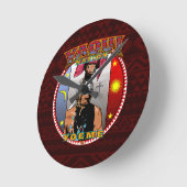 Yaqui Yoeme Deer Dancer-ontwerp Ronde Klok (Hoek)