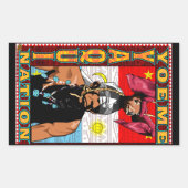 Yaqui Yoeme Deer Dancer Sticker poster (Voorkant)