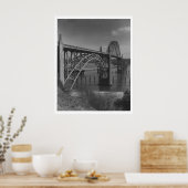 Yaquina Bay Bridge in Newport, Oregon  Poster (Keuken)