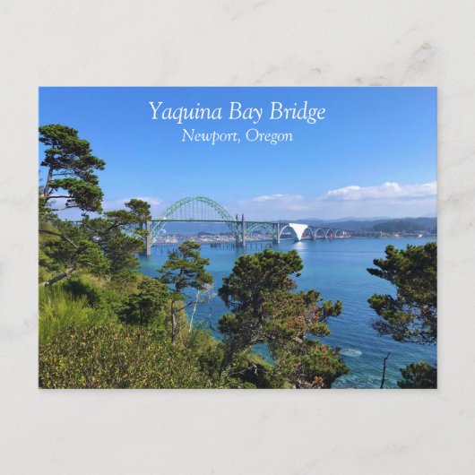 Yaquina Bay Bridge, Newport, Oregon Briefkaart (Voorkant)