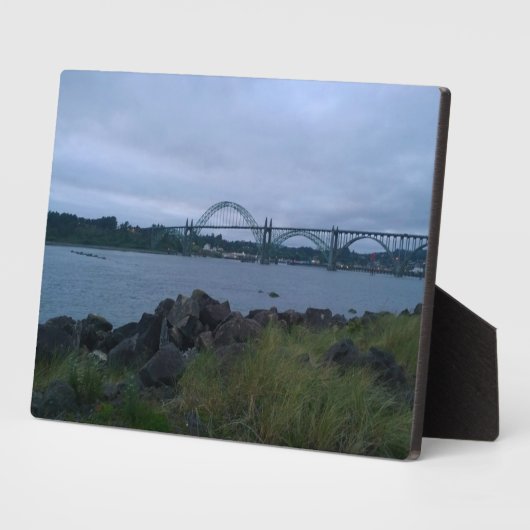 Yaquina Bay Bridge, Newport, Oregon Fotoplaat (Zijkant)