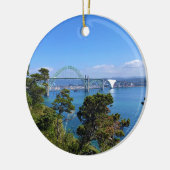 Yaquina Bay Bridge, Newport, Oregon Keramisch Ornament (Links)