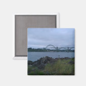 Yaquina Bay Bridge, Newport, Oregon Magneet (Voorkant / Achterkant)