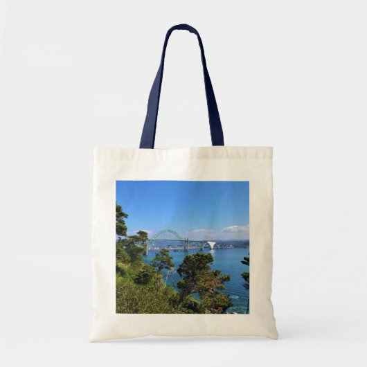 Yaquina Bay Bridge, Newport, Oregon Tote Bag (Voorkant)