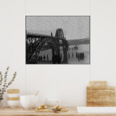 Yaquina Bay Bridge Poster (Keuken)