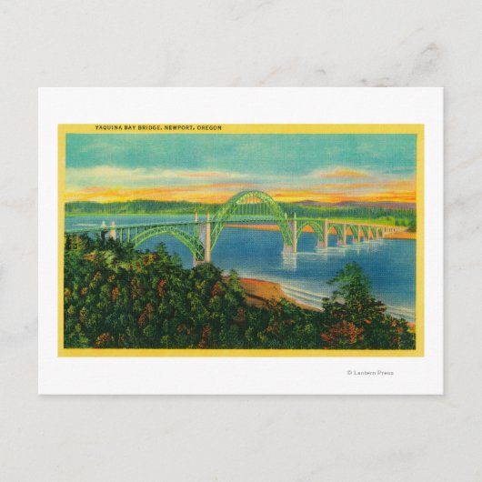 Yaquina Bay BridgeNewport, OF Briefkaart (Voorkant)