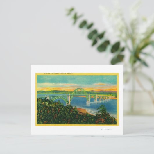Yaquina Bay BridgeNewport, OF Briefkaart (Staand voorkant)
