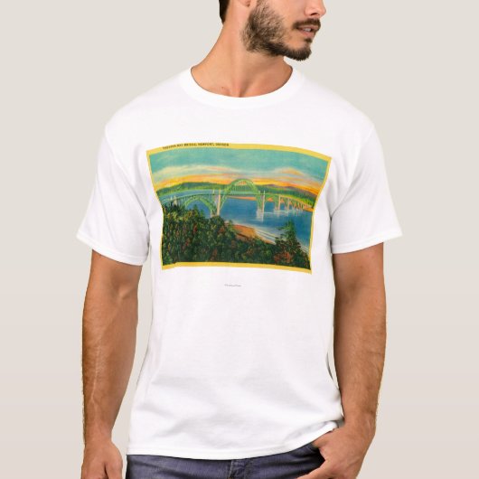 Yaquina Bay BridgeNewport, OF T-shirt (Voorkant)