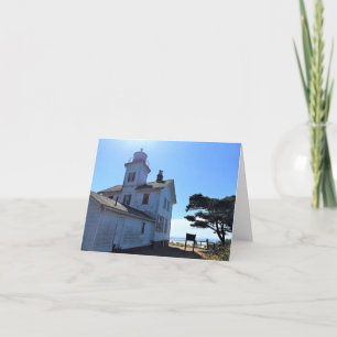 Yaquina Bay Lighthouse, Newport, Oregon Bedankkaart