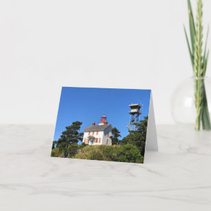 Yaquina Bay Lighthouse, Newport, Oregon Bedankkaart
