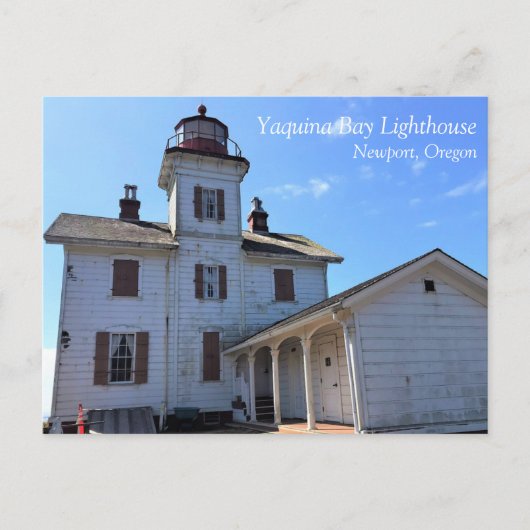 Yaquina Bay Lighthouse, Newport, Oregon Briefkaart (Voorkant)