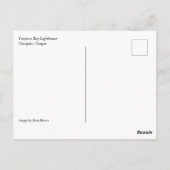 Yaquina Bay Lighthouse, Newport, Oregon Briefkaart (Achterkant)