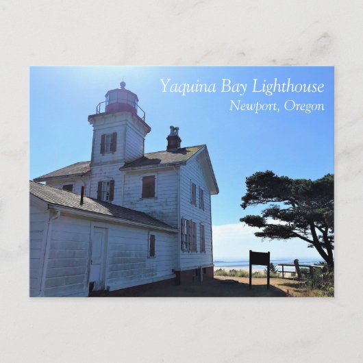 Yaquina Bay Lighthouse, Newport, Oregon Briefkaart (Voorkant)