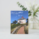 Yaquina Bay Lighthouse, Newport, Oregon Briefkaart (Staand voorkant)