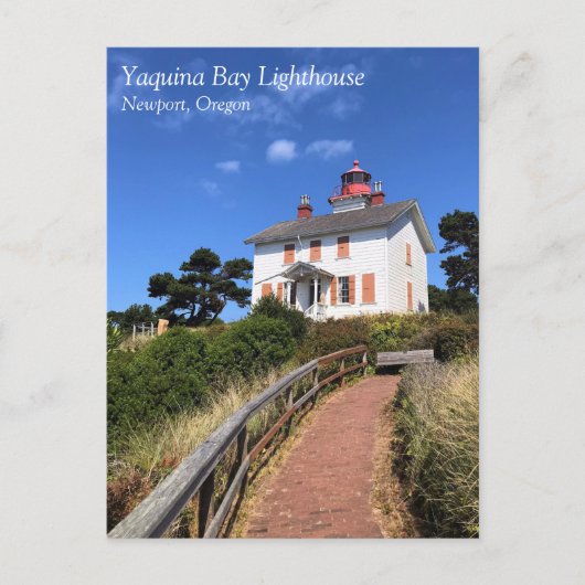Yaquina Bay Lighthouse, Newport, Oregon Briefkaart (Voorkant)