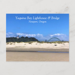 Yaquina Bay Lighthouse, Newport, Oregon Briefkaart