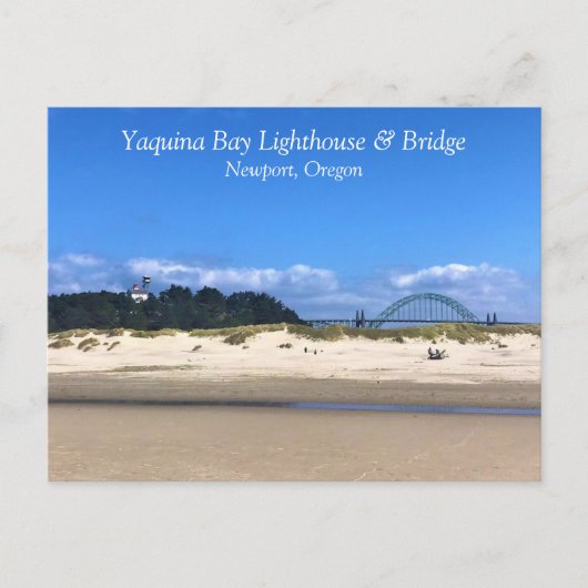 Yaquina Bay Lighthouse, Newport, Oregon Briefkaart (Voorkant)