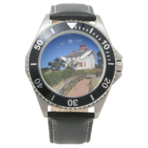 Yaquina Bay Lighthouse, Newport, Oregon Horloge