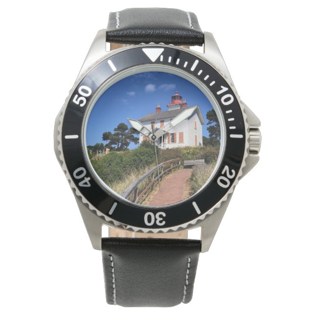 Yaquina Bay Lighthouse, Newport, Oregon Horloge (Voorkant)