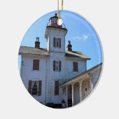 Yaquina Bay Lighthouse, Newport, Oregon Keramisch Ornament (Links)