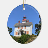 Yaquina Bay Lighthouse, Newport, Oregon Keramisch Ornament (Links)