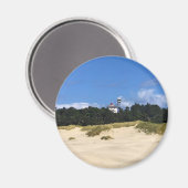 Yaquina Bay Lighthouse, Newport, Oregon Magneet (Voorkant / Achterkant)