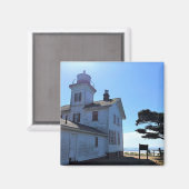 Yaquina Bay Lighthouse, Newport, Oregon Magneet (Voorkant / Achterkant)