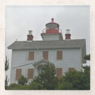 Yaquina Bay Lighthouse, OF Glazen Onderzetter