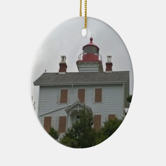 Yaquina Bay Lighthouse, OF Keramisch Ornament (Rechts)
