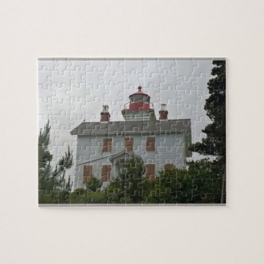 Yaquina Bay Lighthouse, OF Legpuzzel (Horizontaal)