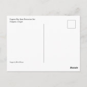 Yaquina Bay State Recreation Site, Newport, Oregon Briefkaart (Achterkant)