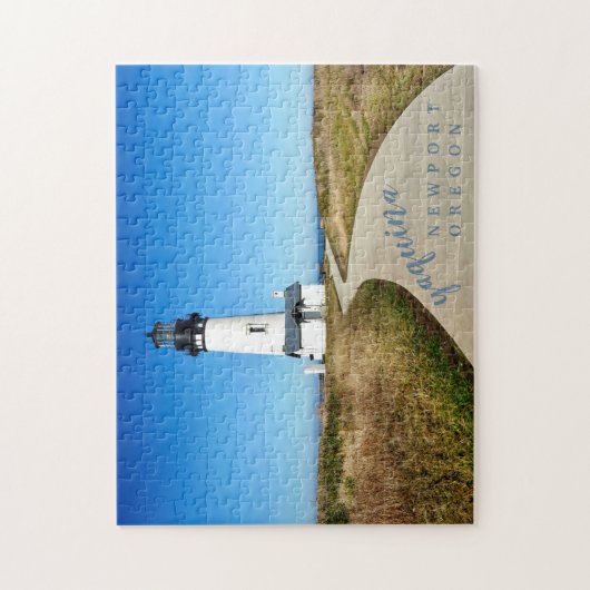 Yaquina Head Lighthouse Aangepast fotoscript Legpuzzel (Verticaal)