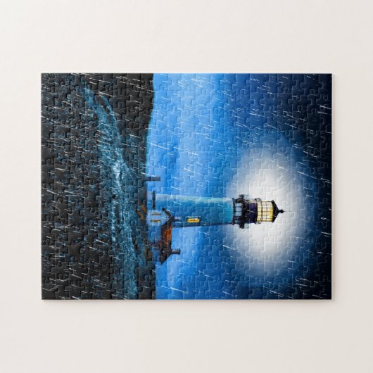 Yaquina Head Lighthouse Art Puzzle Legpuzzel (Horizontaal)