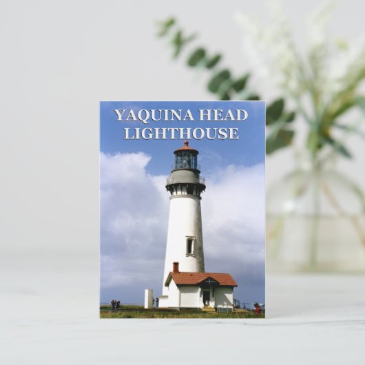 Yaquina Head Lighthouse, Briefkaart Oregon (Staand voorkant)