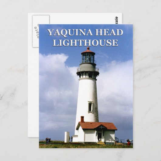 Yaquina Head Lighthouse, Briefkaart Oregon (Voorkant / Achterkant)