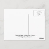 Yaquina Head Lighthouse, Briefkaart Oregon (Achterkant)