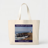 Yaquina Head Lighthouse Jumbo Canvas Canvas tas (Voorkant)