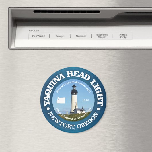 Yaquina Head Lighthouse Magneet (Insitu (Vaatwasser))