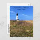 Yaquina Head Lighthouse, Newport, Briefkaart Orego (Voorkant / Achterkant)