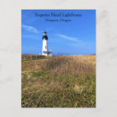 Yaquina Head Lighthouse, Newport, Briefkaart Orego (Voorkant)
