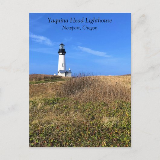 Yaquina Head Lighthouse, Newport, Briefkaart Orego (Voorkant)