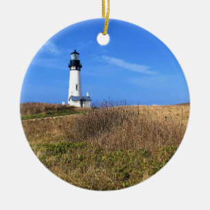Yaquina Head Lighthouse, Newport, Oregon Keramisch Ornament